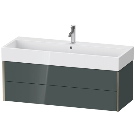 Duravit Xviu Wall-Mounted Vanity Unit Dolomiti Gray High Gloss XV43380B138